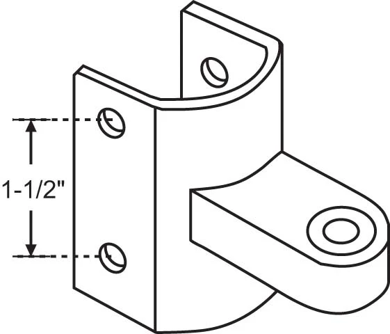 Partition Top Hinge Brkt