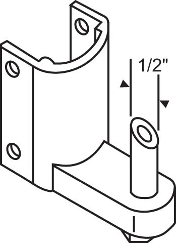 Partition Bottom Hinge Bk