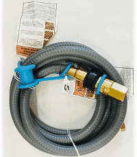 1/2 Large 10' Gas Hose & Qd