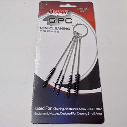 5 Piece Mini Nylon And Wire Cleaning Brush Set For Kitchen And Household Use