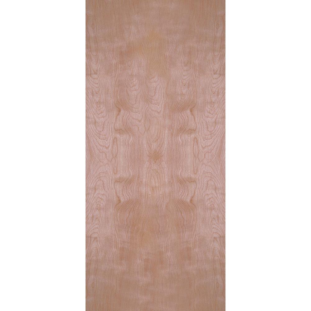 36 in. x 80 in. Smooth Flush Hardboard Solid Core Birch Veneer Composite Interior Door Slab