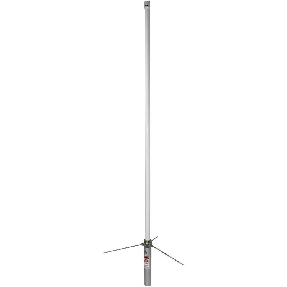 Pre-Tuned 144MHz148MHz VHF/430MHz460MHz UHF Amateur Dual-Band Base Antenna (White Fiberglass)