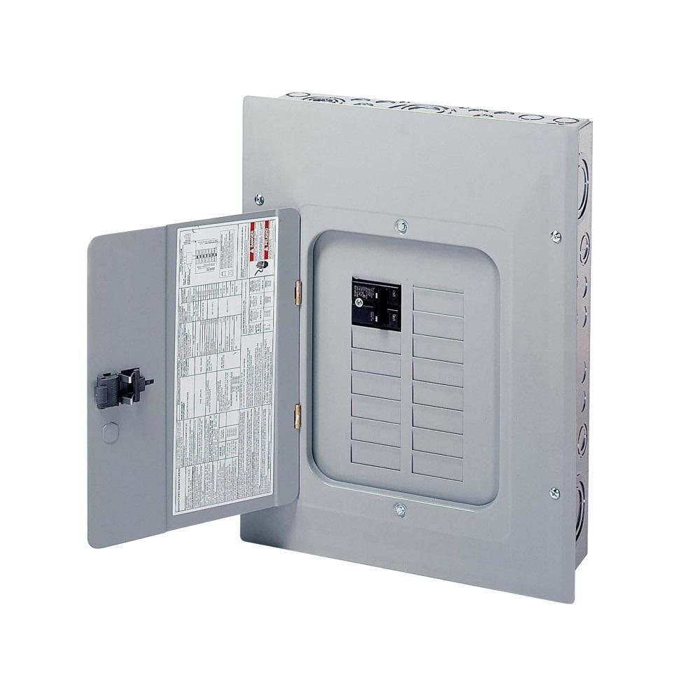 BR 100 Amp 20-Circuit Indoor Main Breaker Plug-On Neutral Load Center