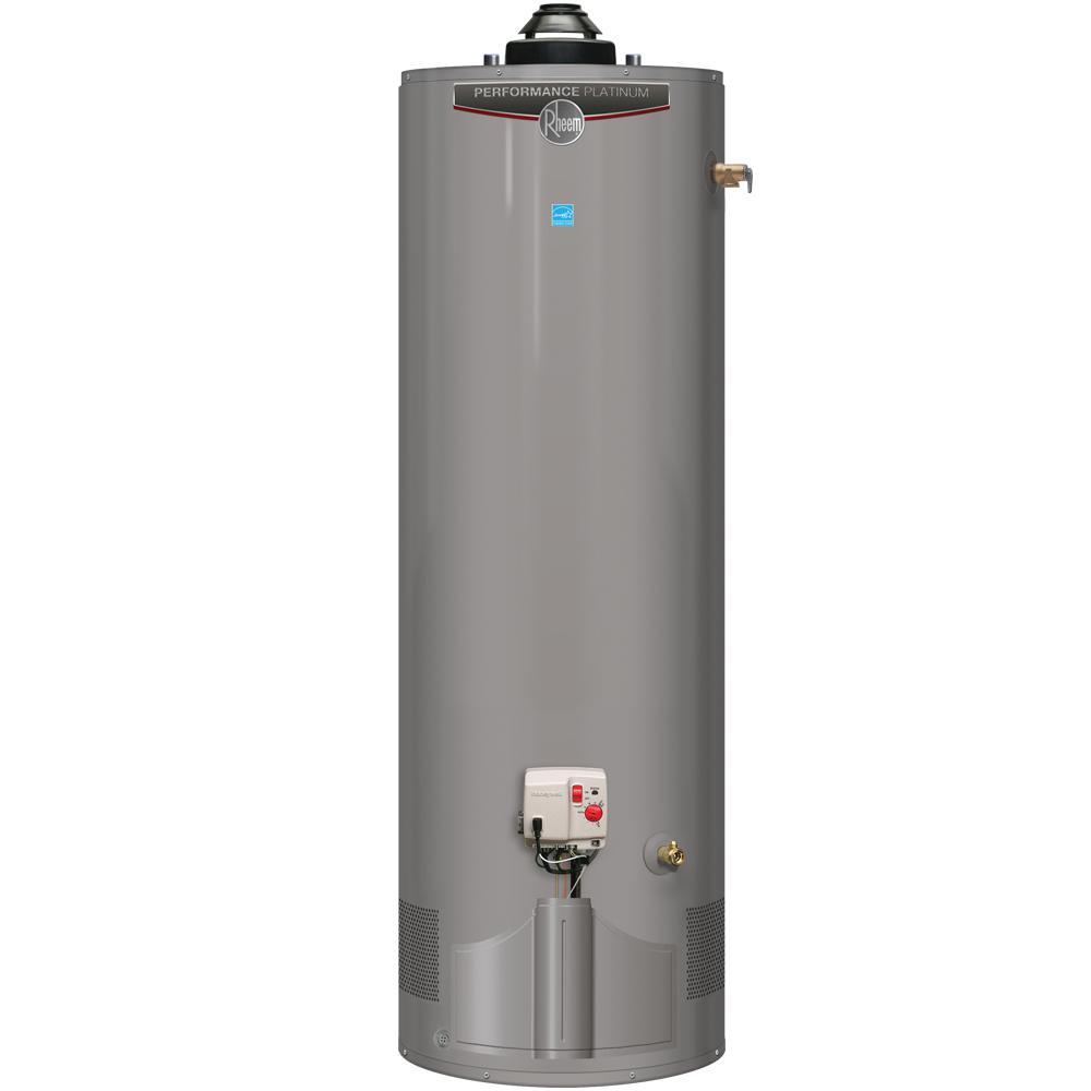 Performance Platinum 40 Gal. Tall 12-Year 38,000 BTU Ultra Low NOx (ULN) Natural Gas Power Damper Tank Water Heater
