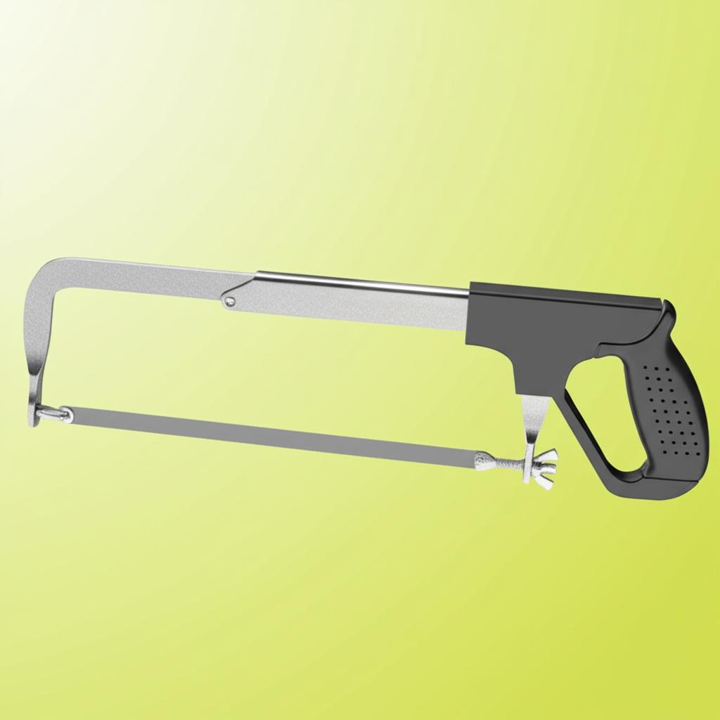 Husky 10 in. Hack Saw with Rubber Handle