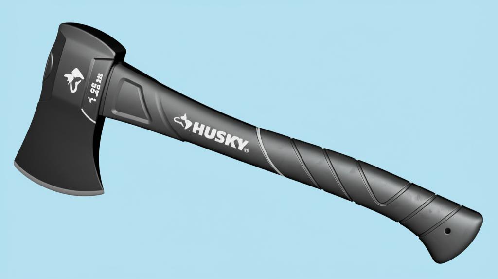 Husky 1-1/4 lb. Premium Camp Axe with 14 in. Fiberglass Handle