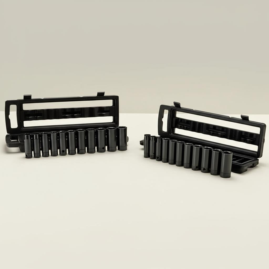 Husky 22-Piece 1/2 in. Drive Ratchet and SAE/MM Socket Set