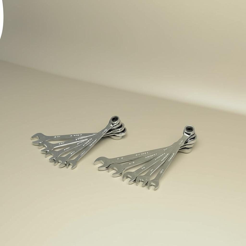 Husky Metric Ratcheting Combination Wrench Set (10-Piece)