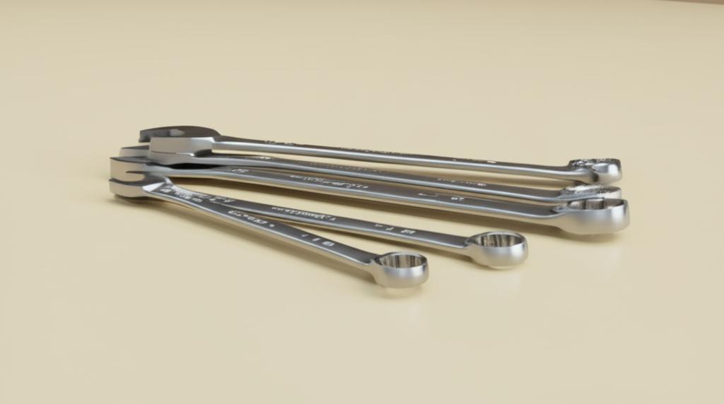 Husky SAE Ratcheting Combination Wrench Set (5-Piece)