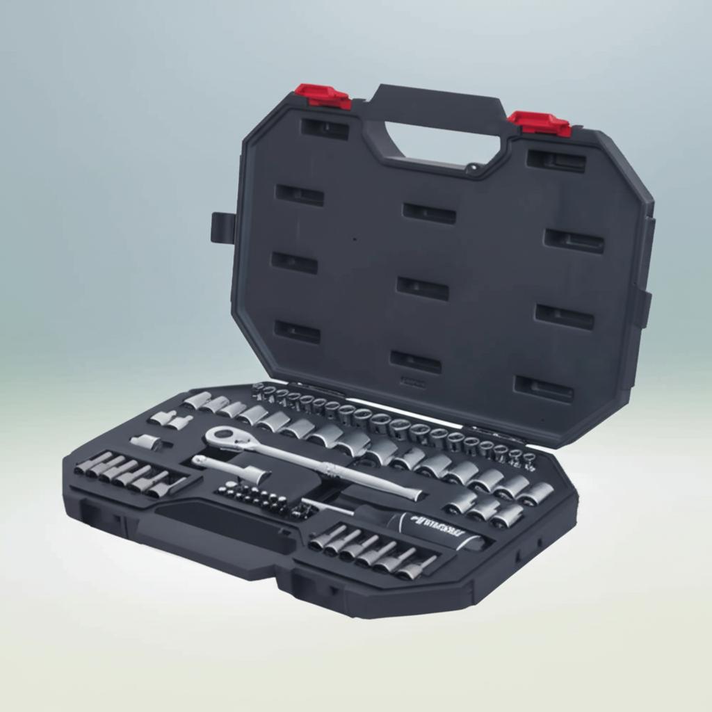 Husky Mechanics Tool Set (65-Piece) - Durable Chrome Finish