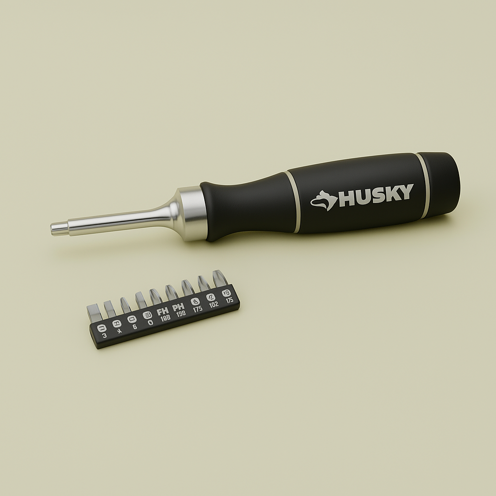 Husky Ratcheting Screwdriver Set (10-Piece)