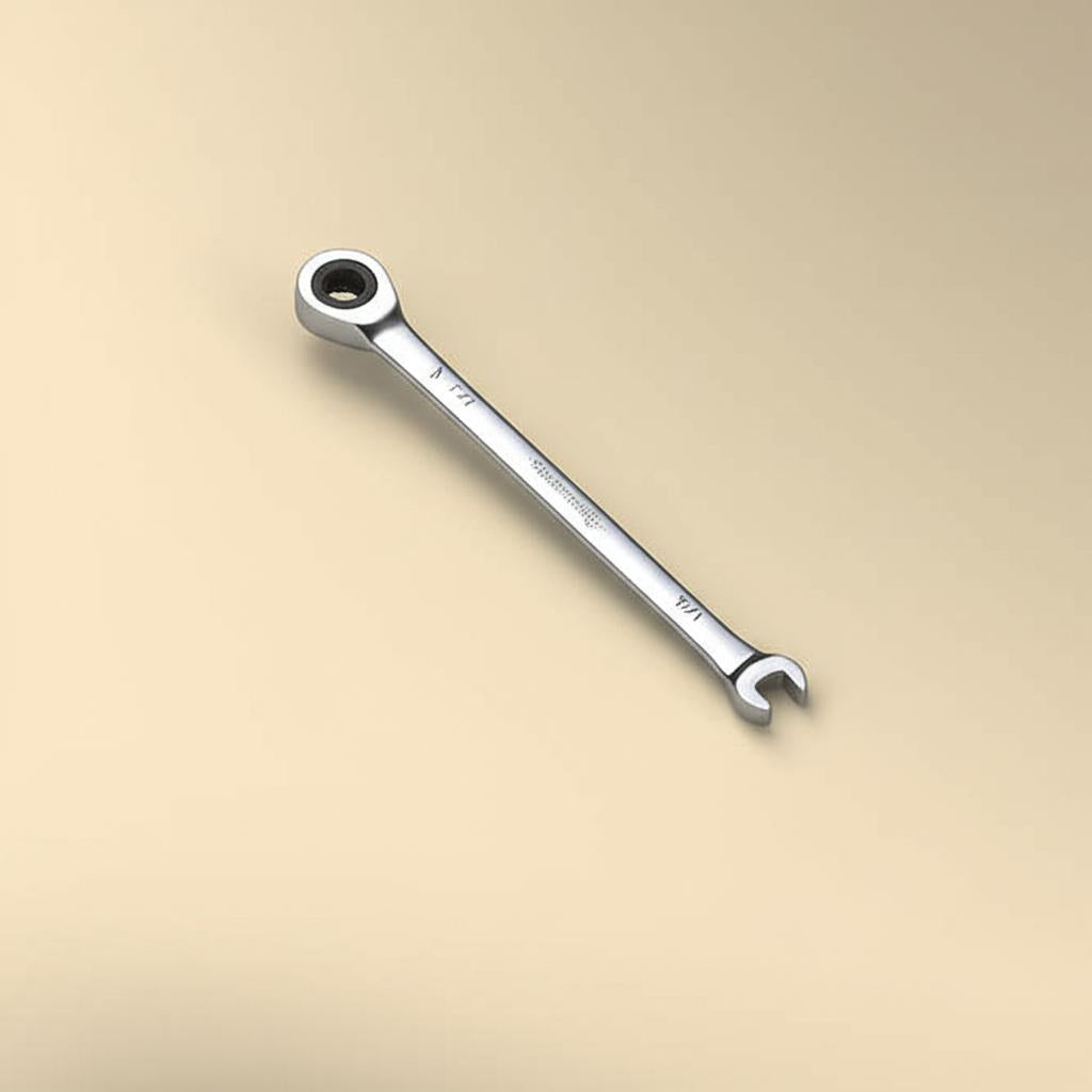 Husky 1/4 in. 12-Point SAE Ratcheting Combination Wrench