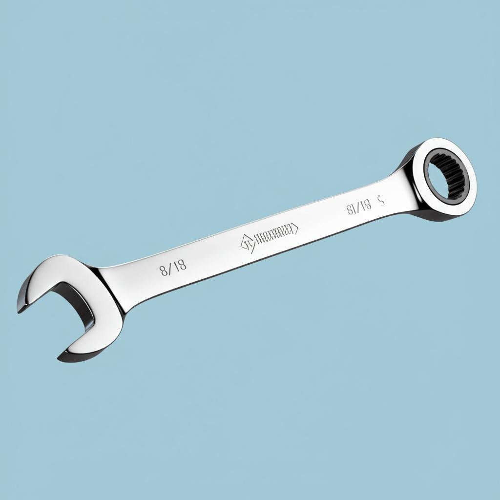Husky 9/16 in. 12-Point SAE Ratcheting Combination Wrench