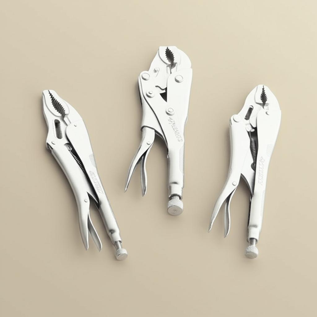 Husky 3-Piece Locking Pliers Set - Durable Chrome Vanadium Steel