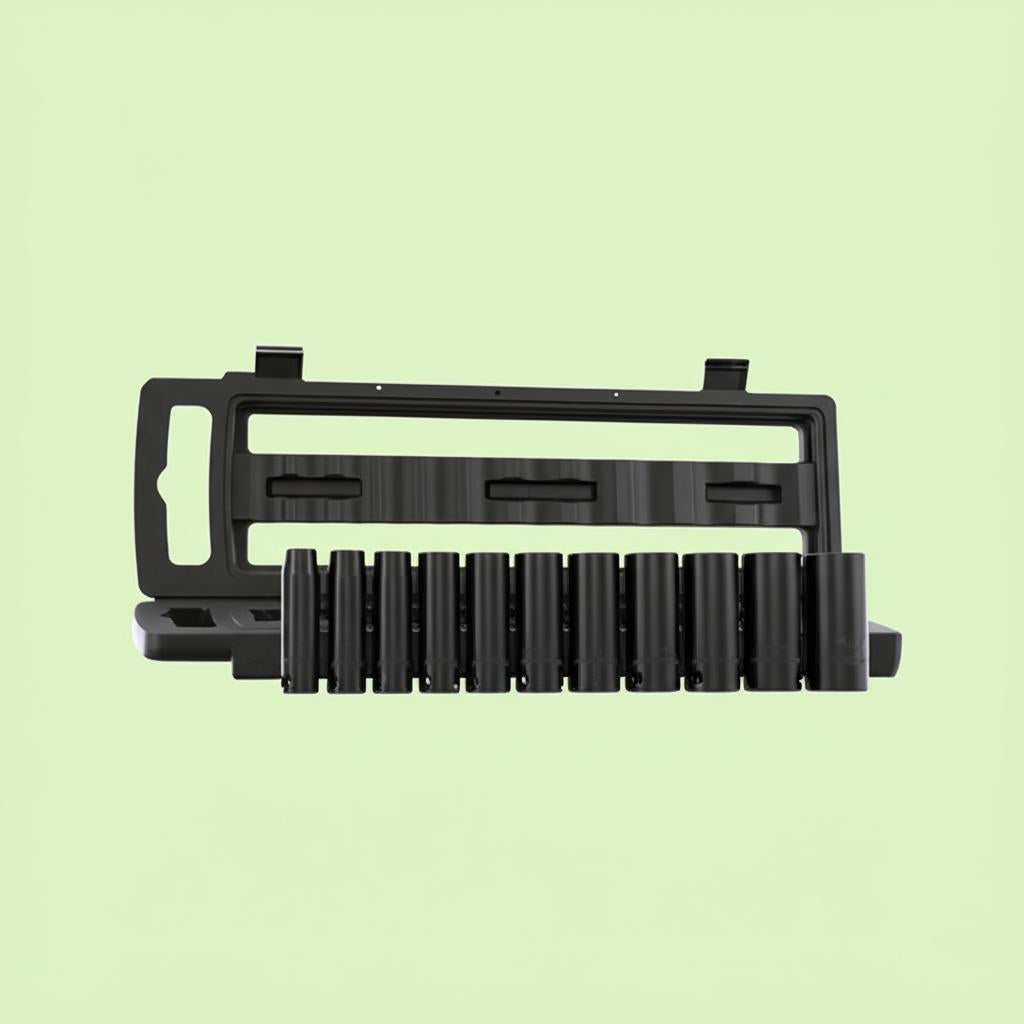 Husky 1/2 in. Drive SAE 6-Point Impact Socket Set with Storage Case (11-Piece)