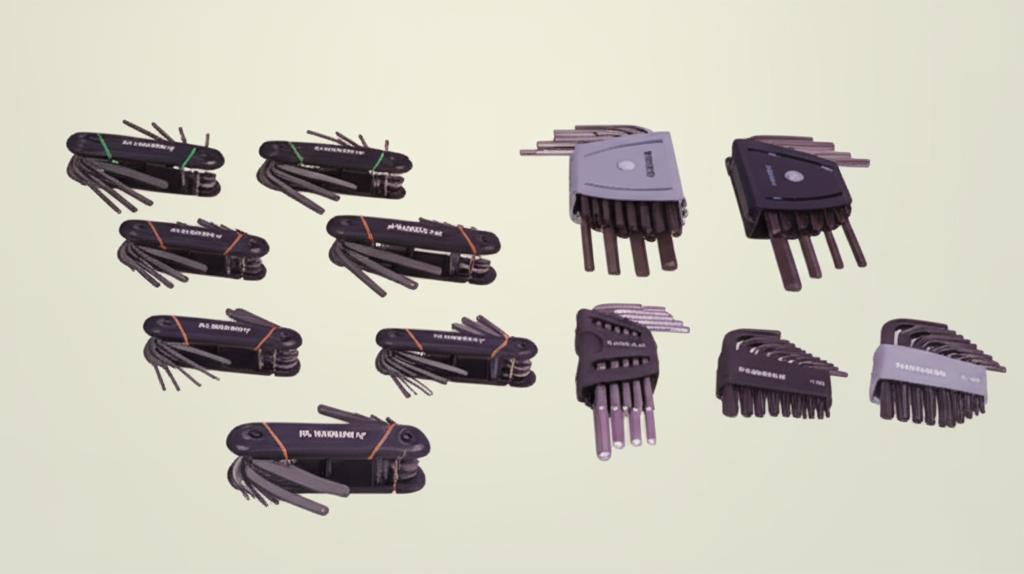 Husky Master Folding and L-Key Hex Key Set (113-Pieces) – SAE, Metric & Torx | S2 Steel | Rust Resistant | HHEXKEY113BAS