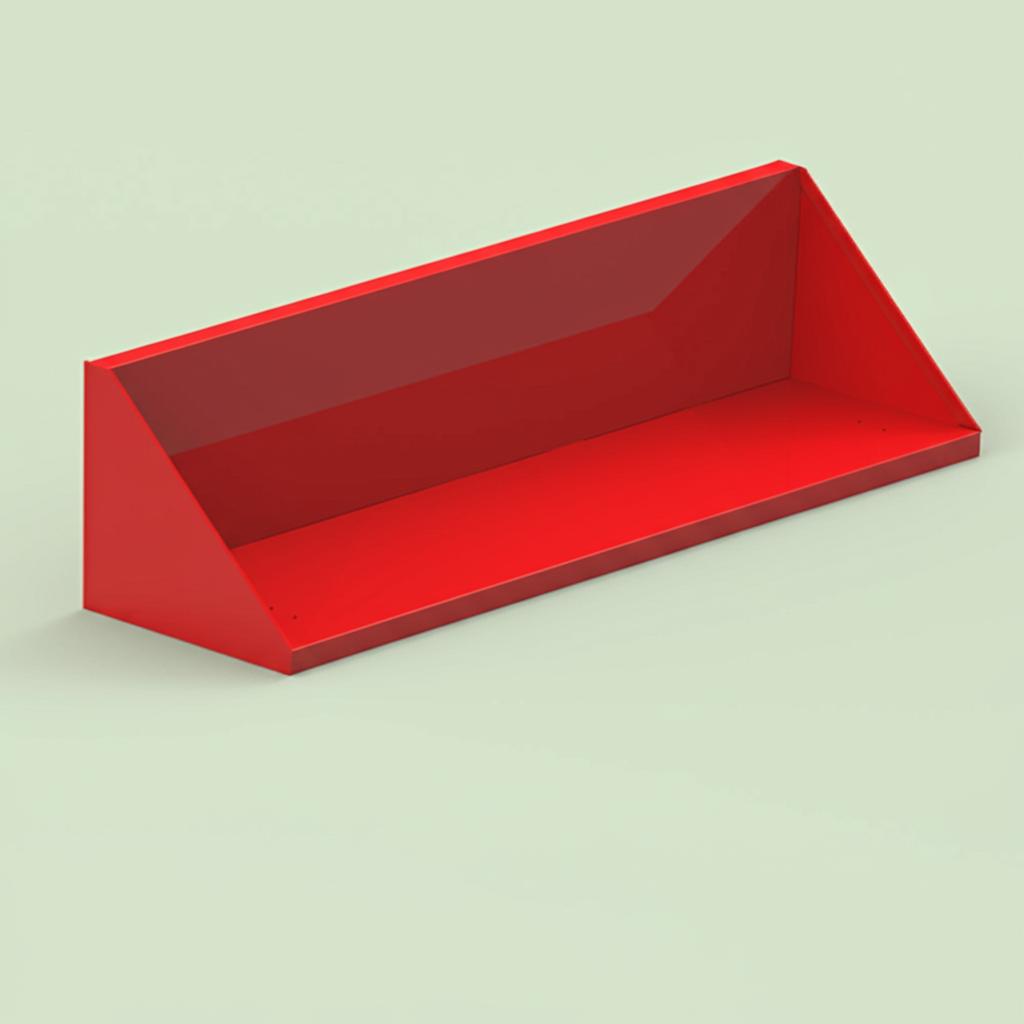 Husky Steel Garage Wall Shelf in Red - 48 in.