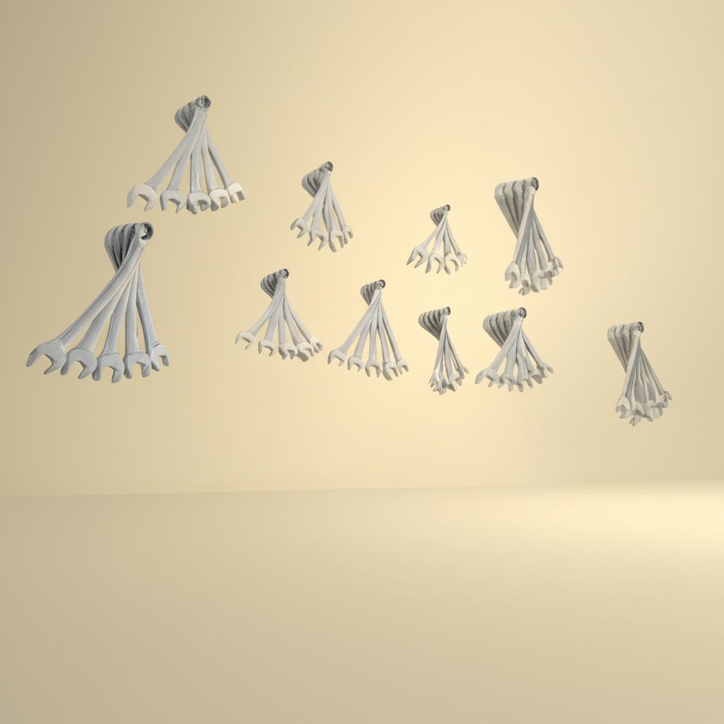 Husky SAE and Metric Combination Wrench Set (44-Piece) – Chrome Alloy, Standard & Stubby, Lifetime Warranty