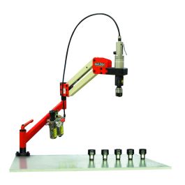 Baileigh Single Arm Air Powered Tapping Machine, 1/8"-1" Tapping Capacity:39" Max Range 1000326