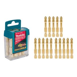 Makita B-60523 Impact GOLD #2 Phillips 2 Inch Power Bit, 15/pk