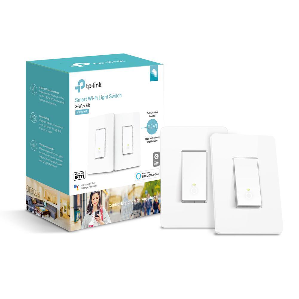 Smart Wi-Fi Light Switch with 3-Way Kit
