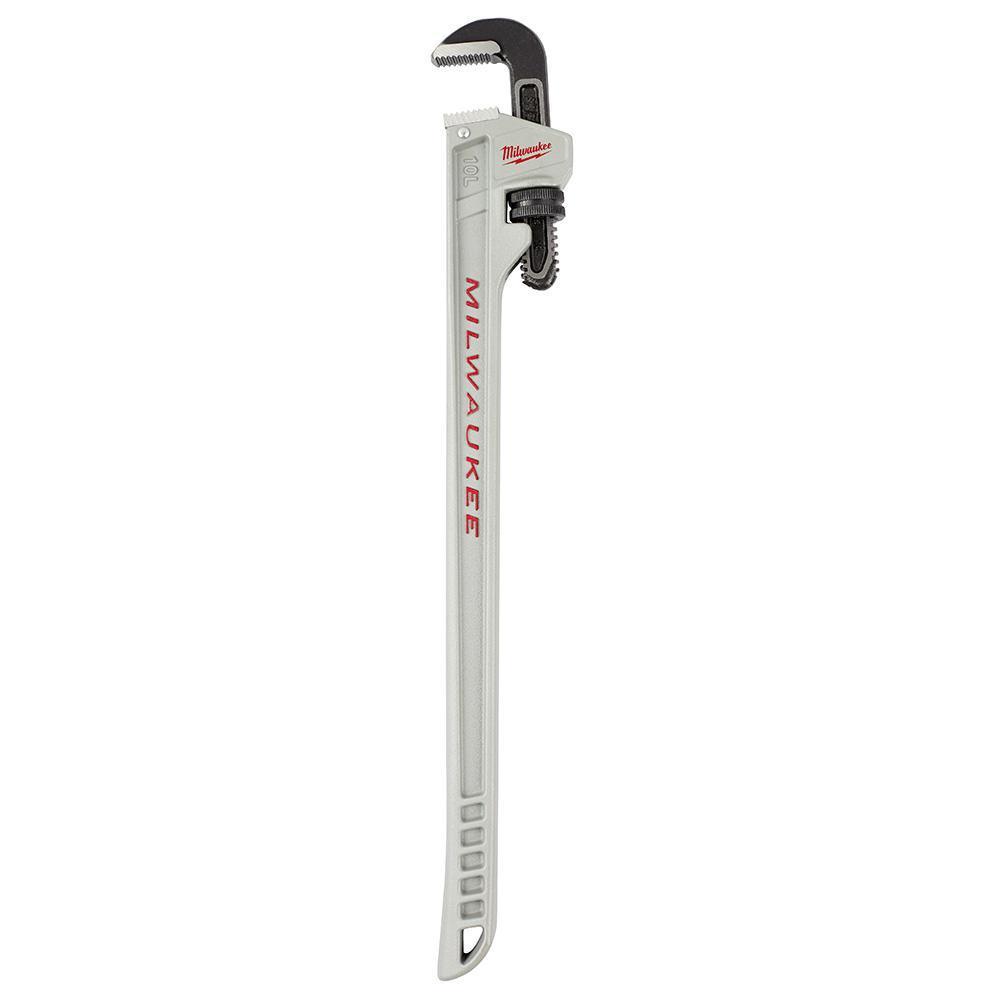 10 in. Aluminum Pipe Wrench with POWERLENGTH Handle
