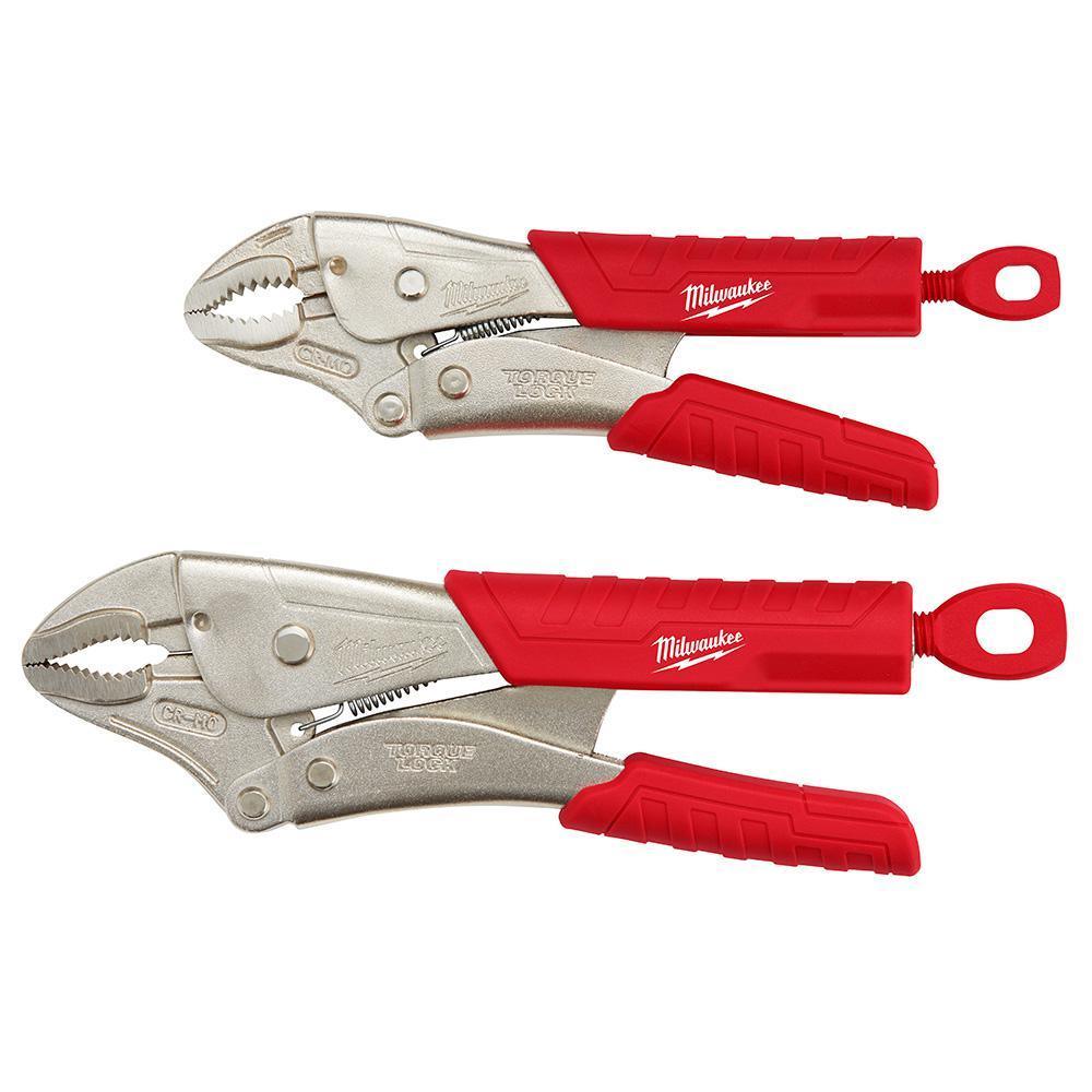 Torque Lock Curved Jaw Locking Pliers Set (2-Piece)