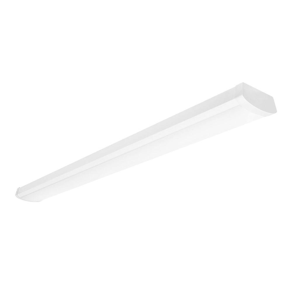 4 ft. 4320 Lumens Integrated LED Bright White Wraparound Light, 4000K