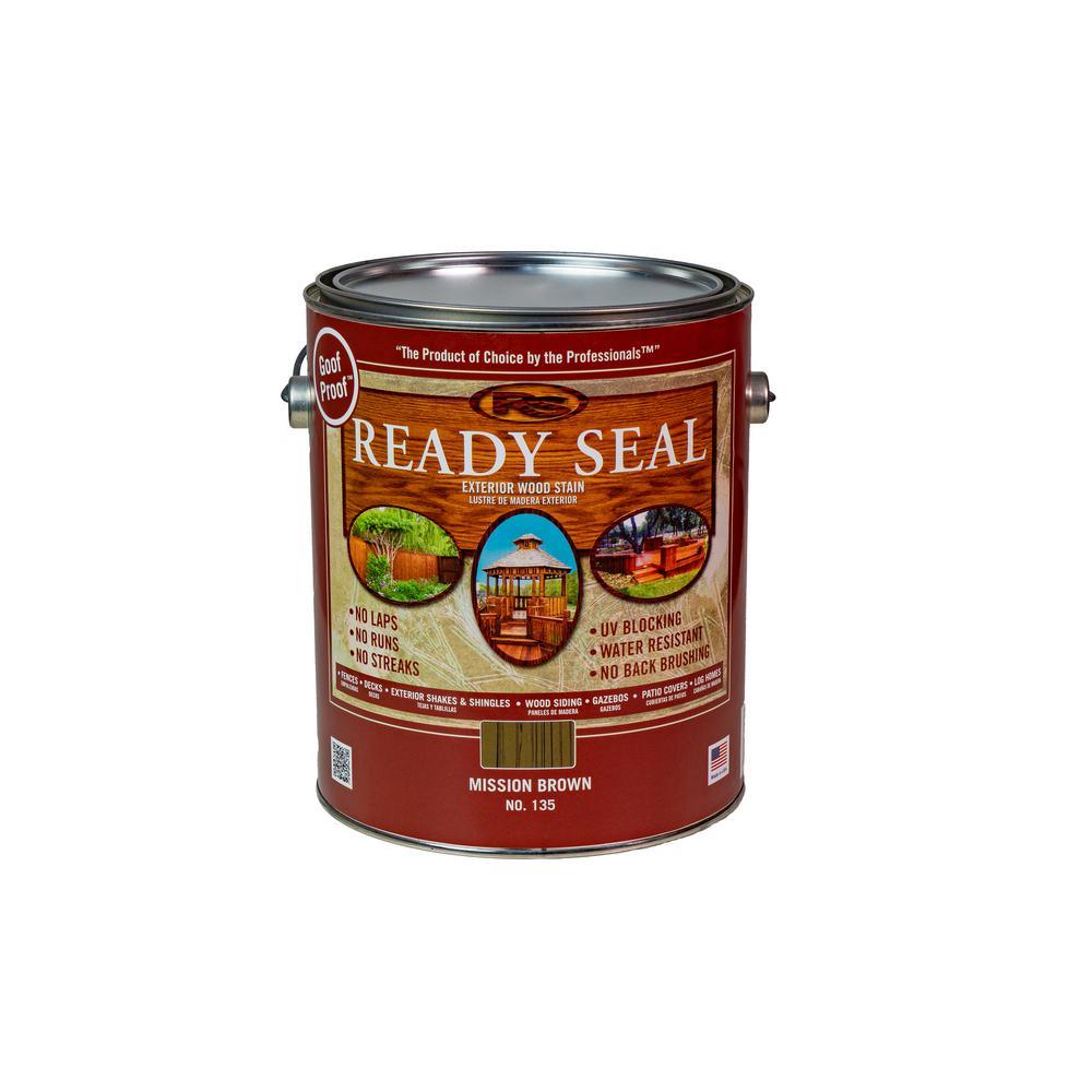 Ready Seal 1 Gal. Mission Brown Exterior Wood Stain and Sealer