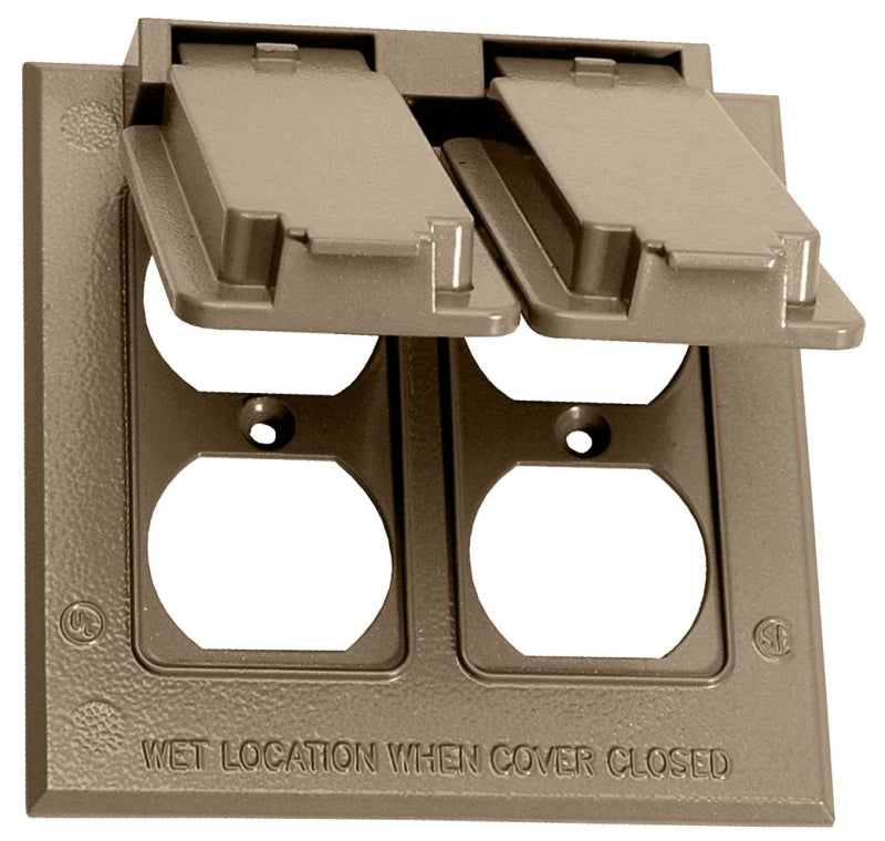 4261AB-1 COVER 2GA RECEPTACLE