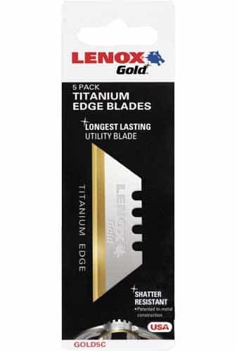 Lenox Utility Knife Blades Titanium Edge 5-Pack