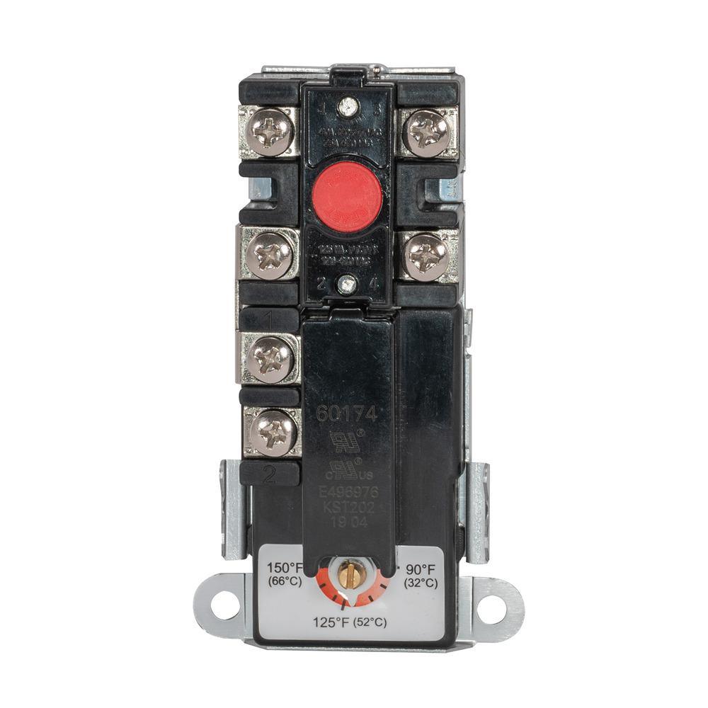 Single-Element Water Heater Thermostat Therm-O-Disc Style