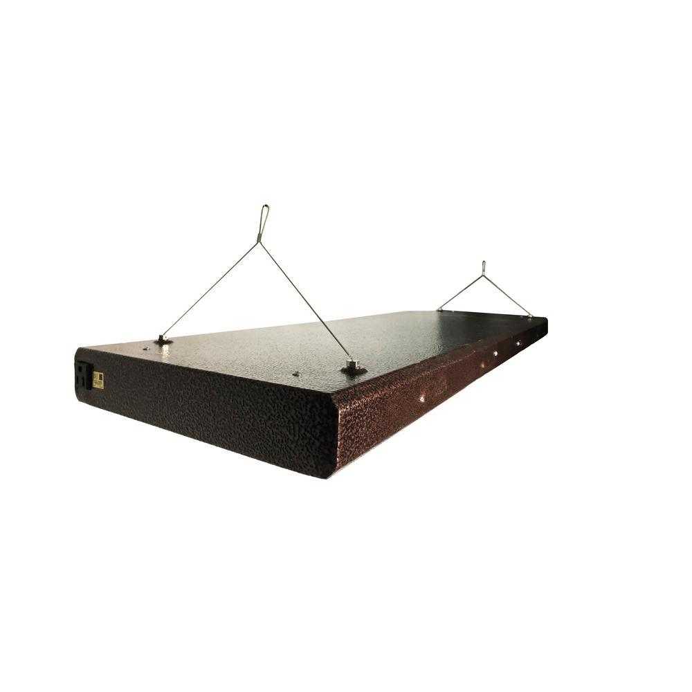 4 ft. 4-Bulb T5 High Output Copper Fluorescent Grow Light Fixture