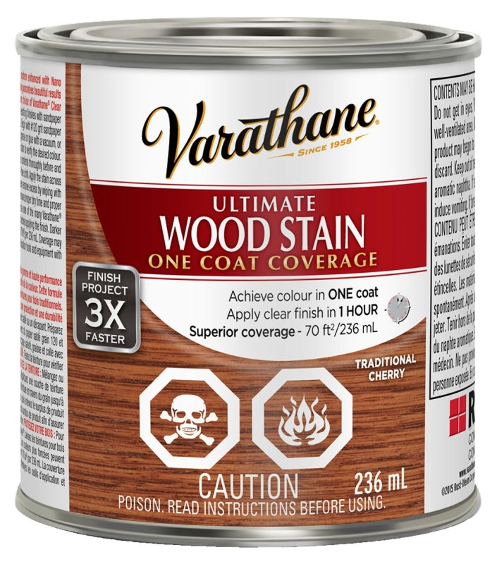 Varathane 302973 Stain, Traditional Cherry, Liquid, Can