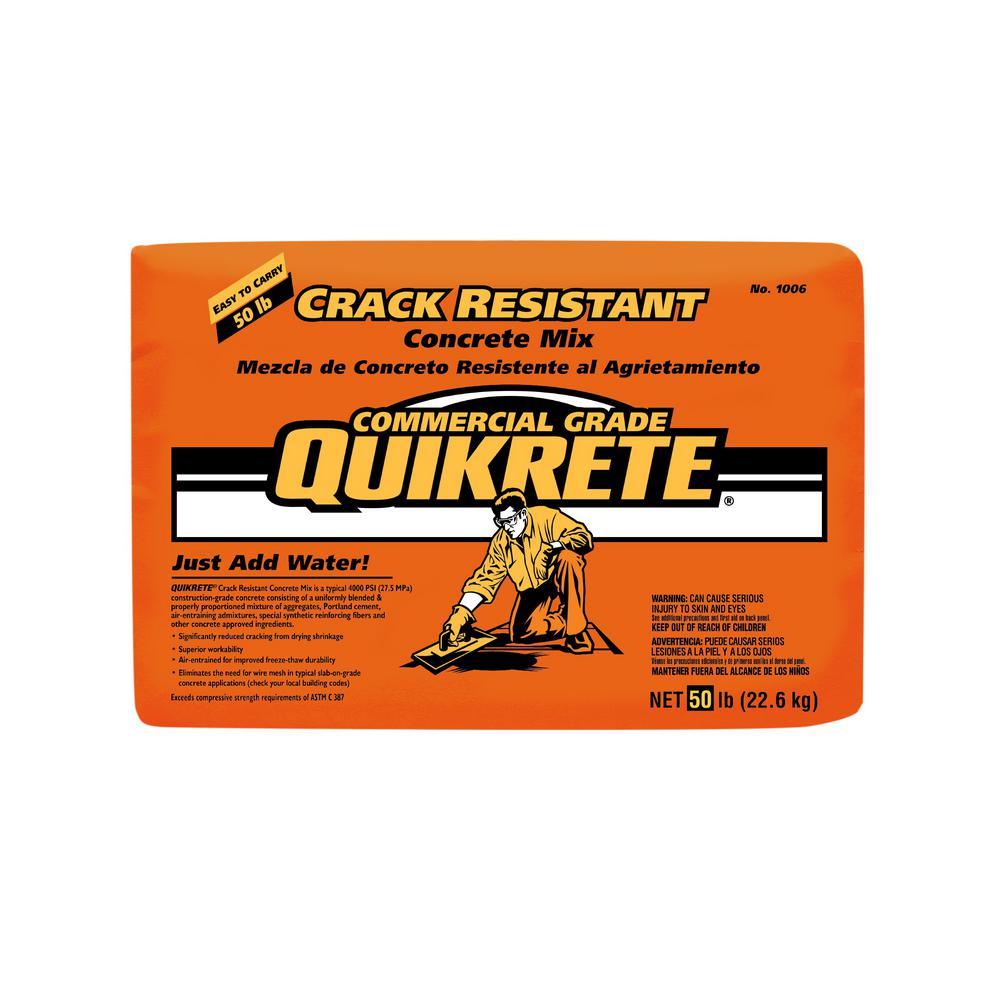 50 lb. Crack Resistant Concrete Mix