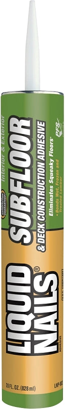 Liquid Nails LNP-902 Construction Adhesive, White, 28 oz Cartridge