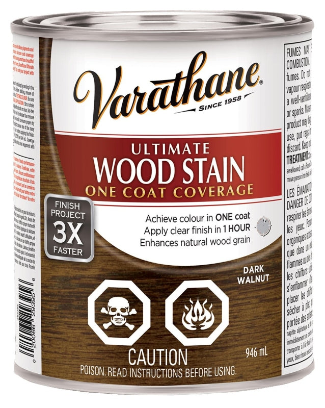 Varathane 286786 Stain, Dark Walnut, Liquid, Can