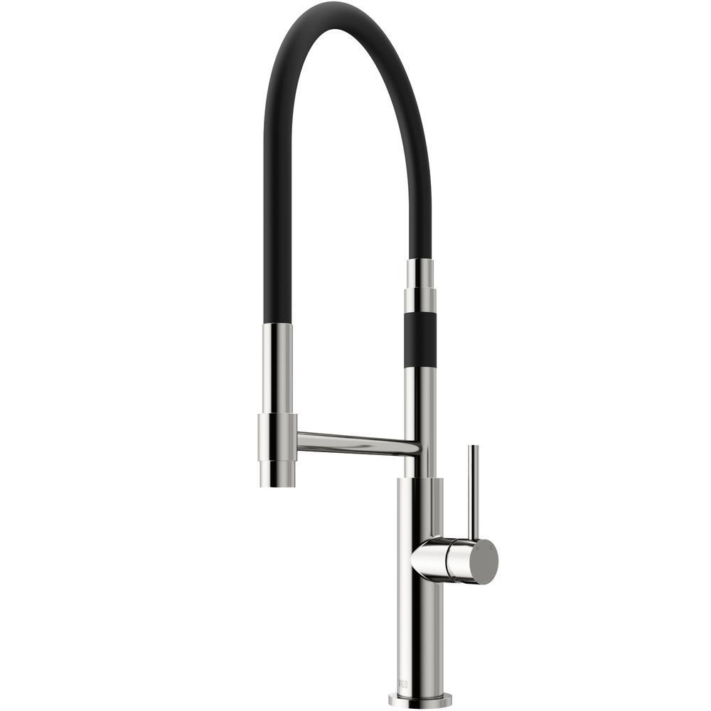 Norwood Single-Handle Pull-Down Sprayer Kitchen Faucet in Stainless Steel