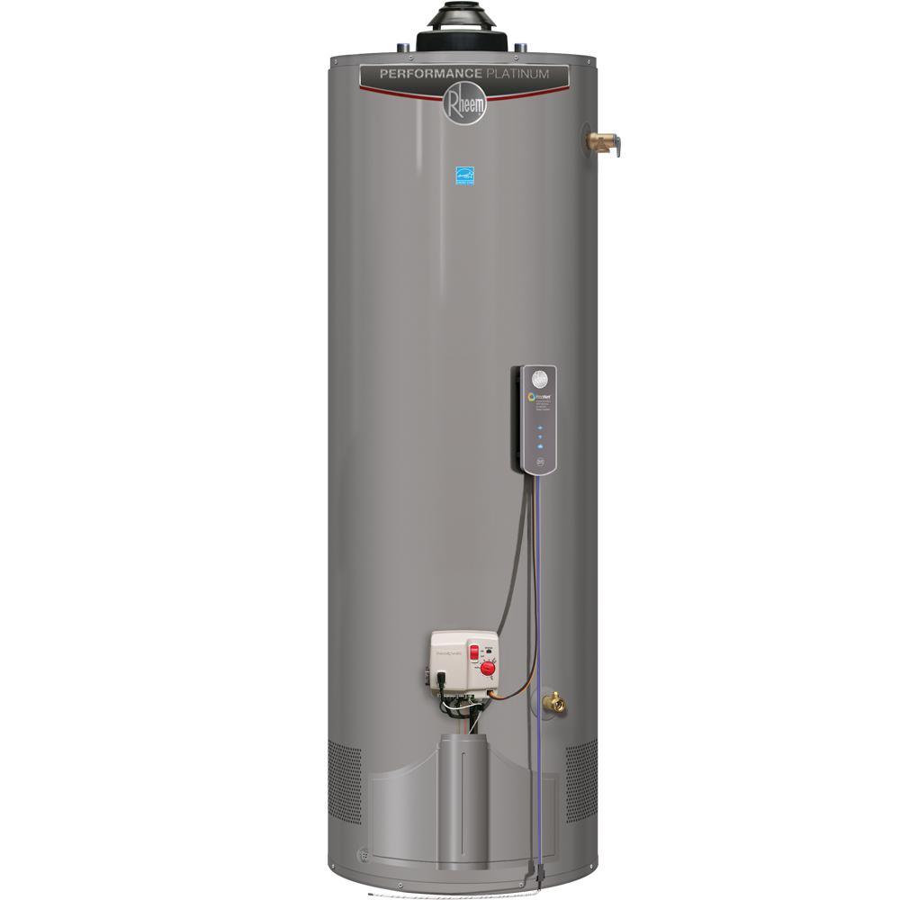 Performance Platinum 40 Gal. Tall 12 Year 38,000 BTU Ultra Low NOx (ULN) Natural Gas Water Heater with EcoNet WIFI