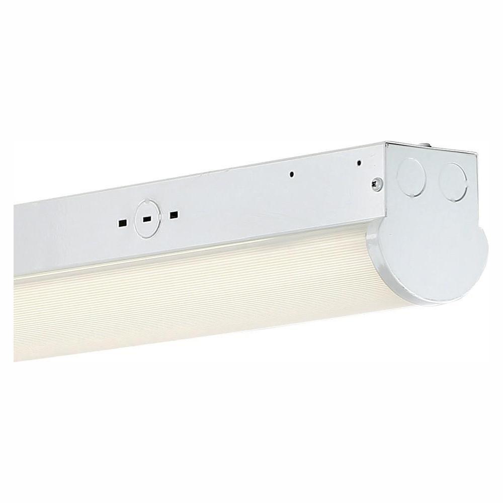 97-Watt 8 ft. White Integrated LED MV 10000 Lumen Surface Mount Strip Light