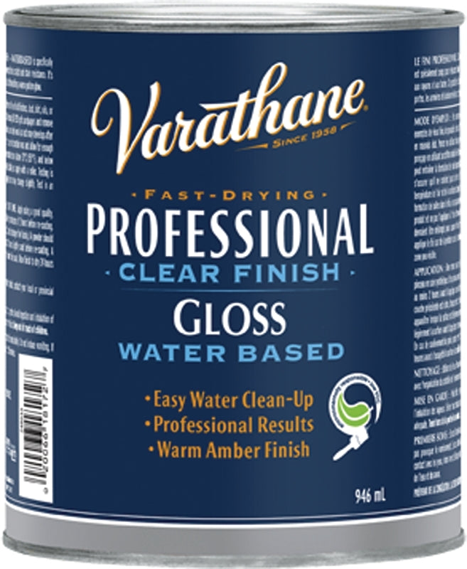 Varathane 248033 Finish, Gloss, Clear, Liquid, 946 mL