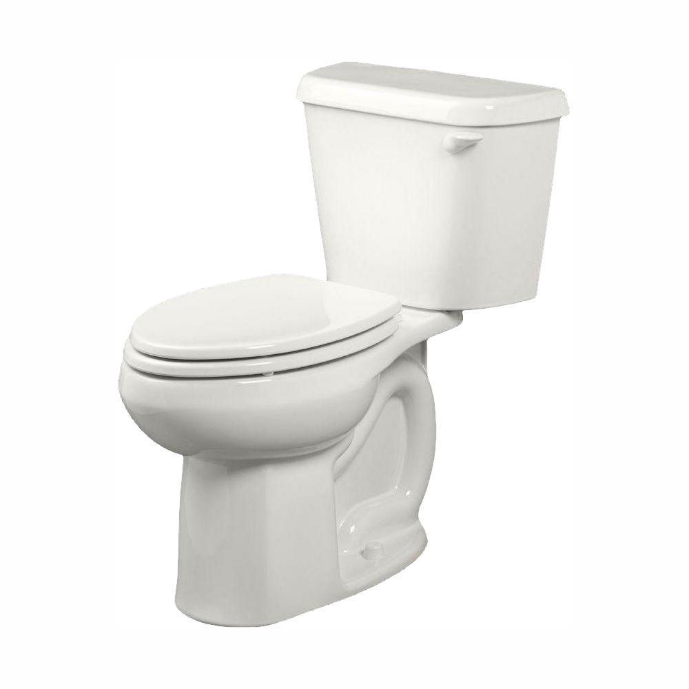 Colony 2-piece 1.28 GPF Tall Height Elongated Toilet in White with Right-Hand Trip Lever, Seat Not Included