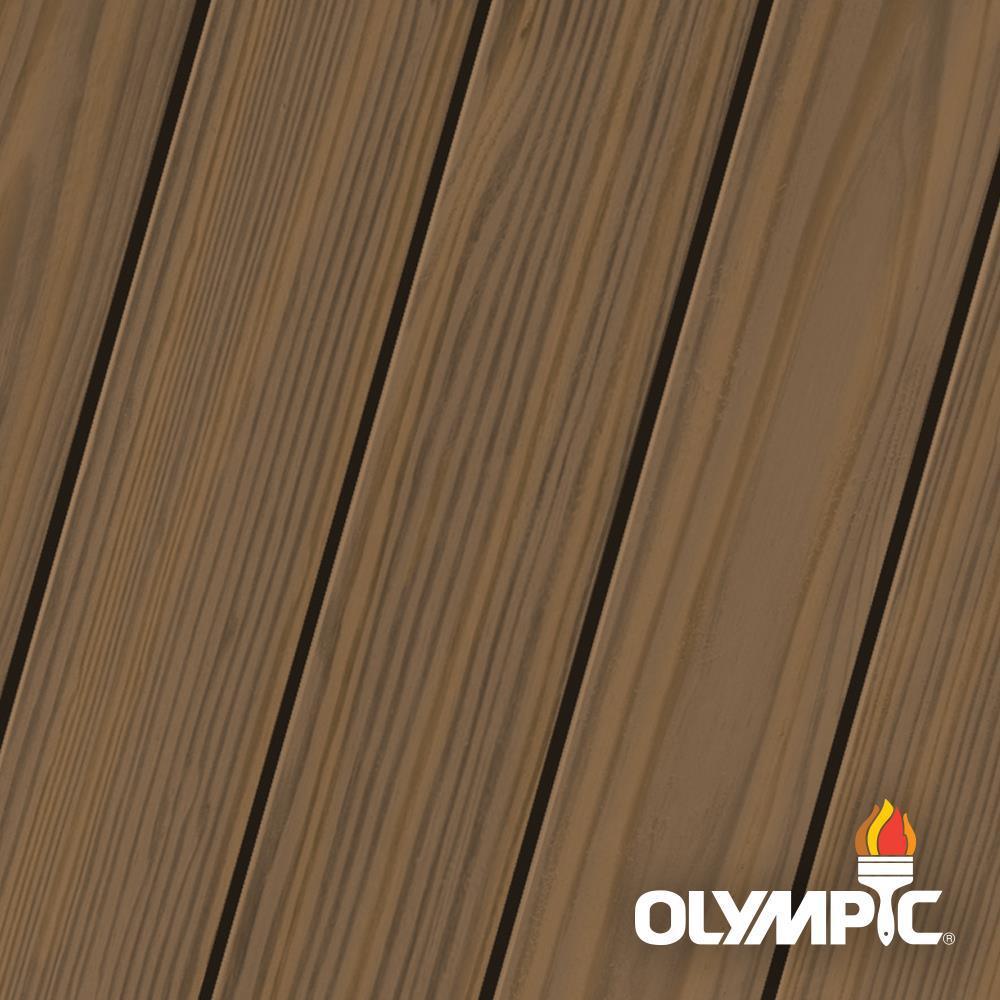 Olympic Maximum 5 gal. Black Walnut Semi-Transparent Exterior Stain and Sealant in One