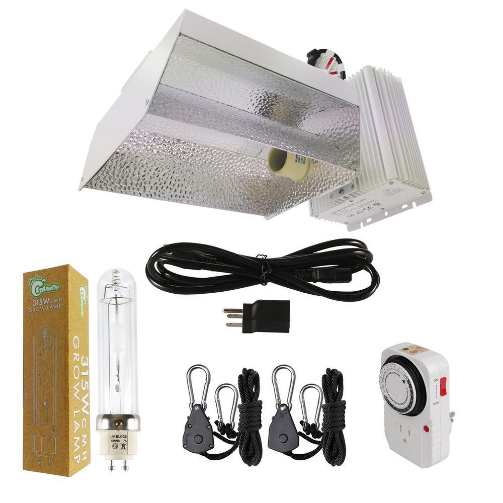 315-Watt Ceramic Metal Halide CMH Open Style Complete Grow Light System with Lamp