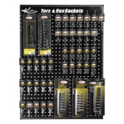 K Tool KTI-0811 USA Torx and Hex Bit Display Board