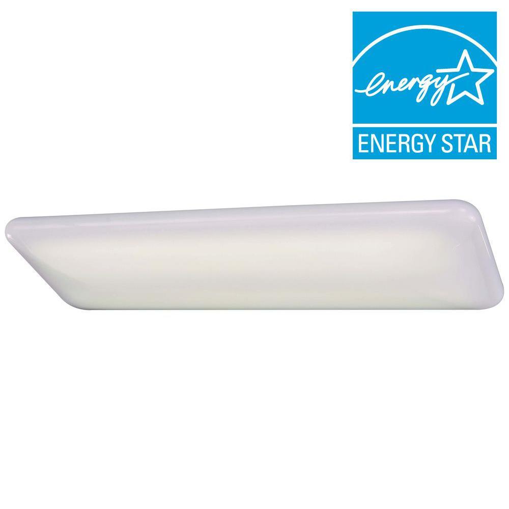 4-Light White Flushmount