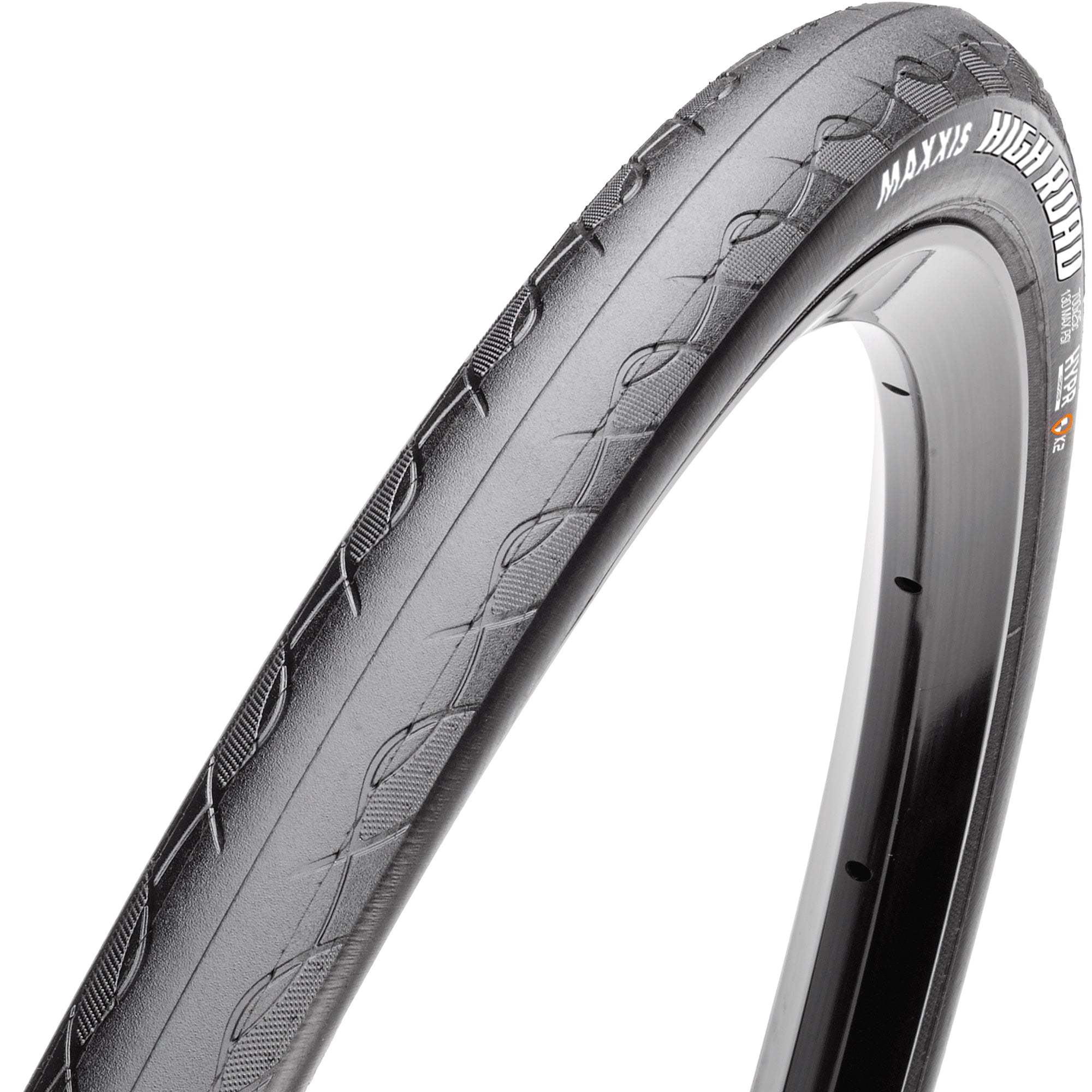Maxxis High Road 700 x 25 Clincher Fold TPI 115 Black/Tan Reflective Road Tire TB00440200
