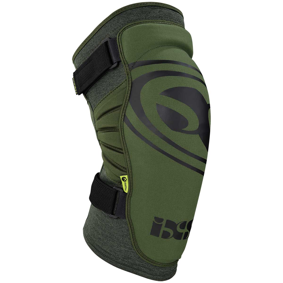 iXS Carve EVO+ Knee Guard Olive Medium | AeroMeshTM- Light, Moisture Wicking