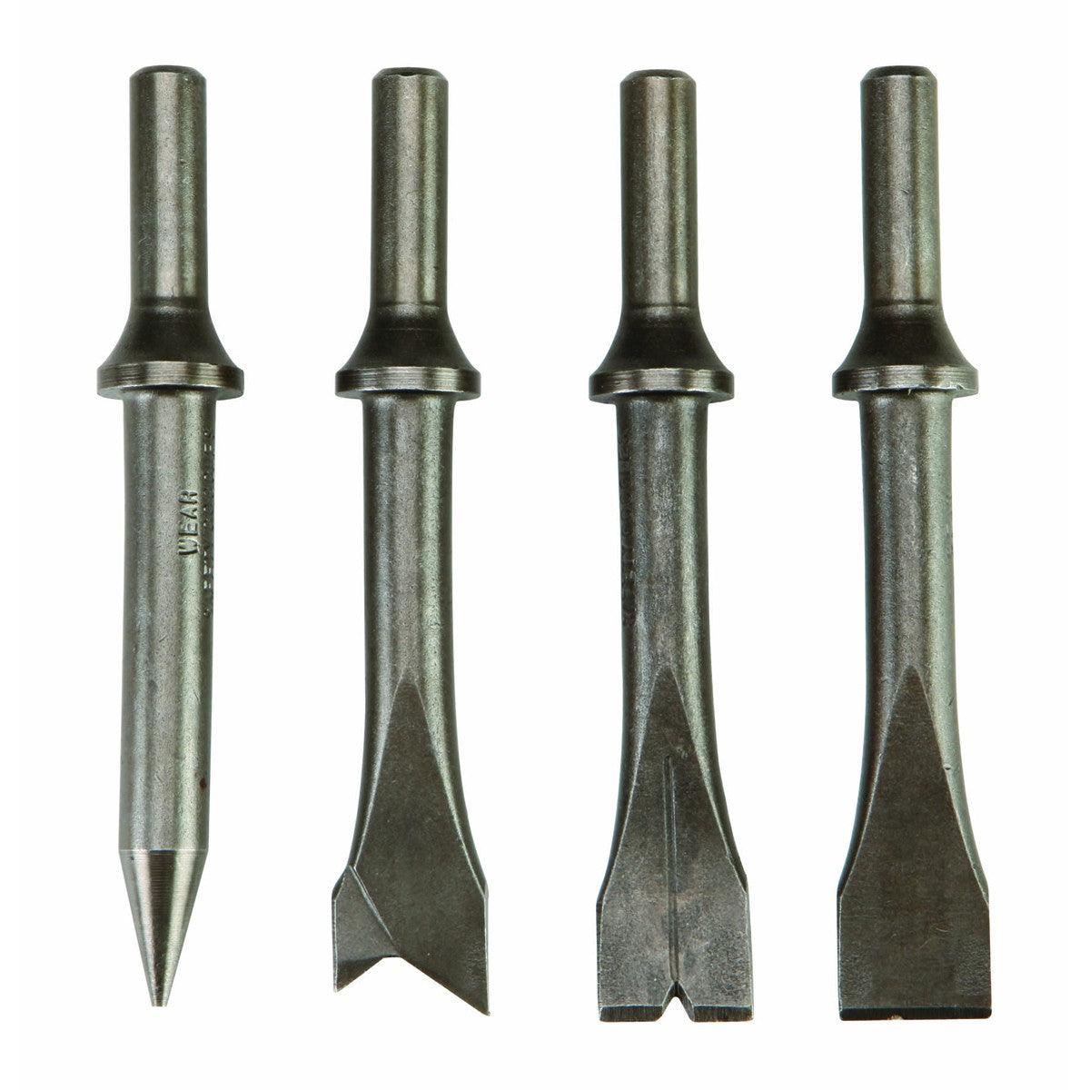 4 in. Short Air Chisel Set, 4 Pc.