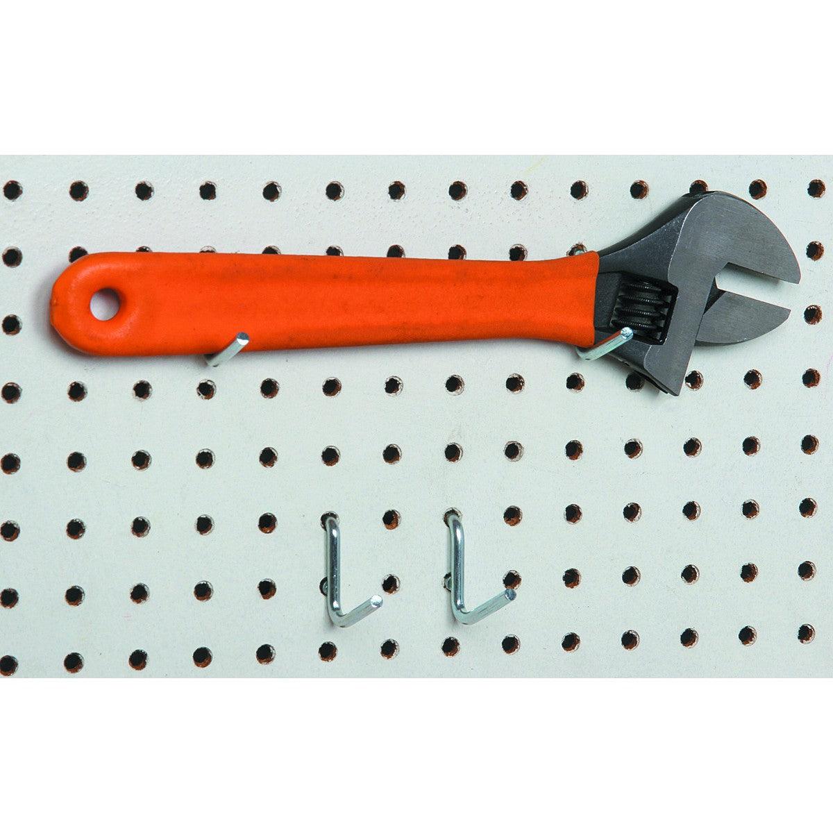 1-1/2 in. Angled Pegboard Hooks, 7 Pc.